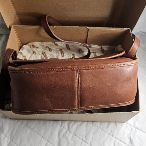 Coach City Bag 9790 British Tan Leather + Original Box | Vintage Icon Made in US - Picture 9 of 9